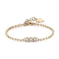 Armband Sagapo Dame in Stahl SDZ27